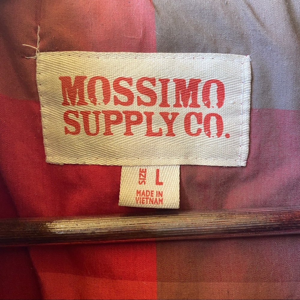 Mossimo Supply Co. Wine Utility Bomber Size L - Picture 3 of 8
